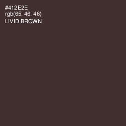 #412E2E - Livid Brown Color Image